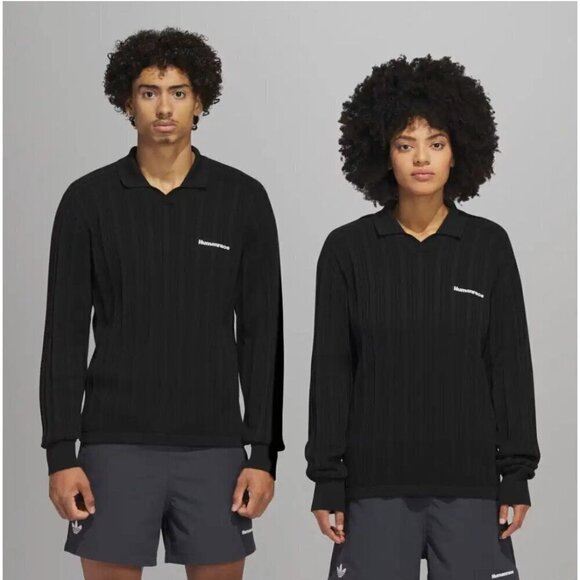 NWT Adidas x Human Race IC1406 PW Knit Long Sleeve Jersey Black Sweater Size 2XL - Picture 1 of 8